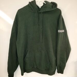 Large Crayola Forest Pine Green Hoodie